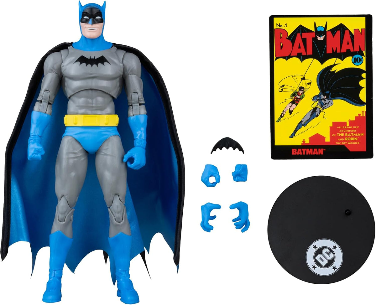 McFarlane Toys - DC Direct Page Punchers Batman (Batman #1) Figura de acción de 7 pulgadas con cómic