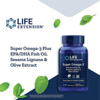 Life Extension Aceite de pescado Super Omega-3 EPA/DHA, 240 unidades (paquete de 2)