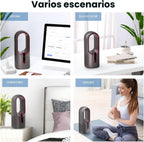 KONSIDEN Ventilador de escritorio sin aspas, ventilador de oficina...