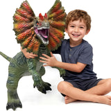 YONGJULE Juguetes grandes de dinosaurios Dilophosaurus de