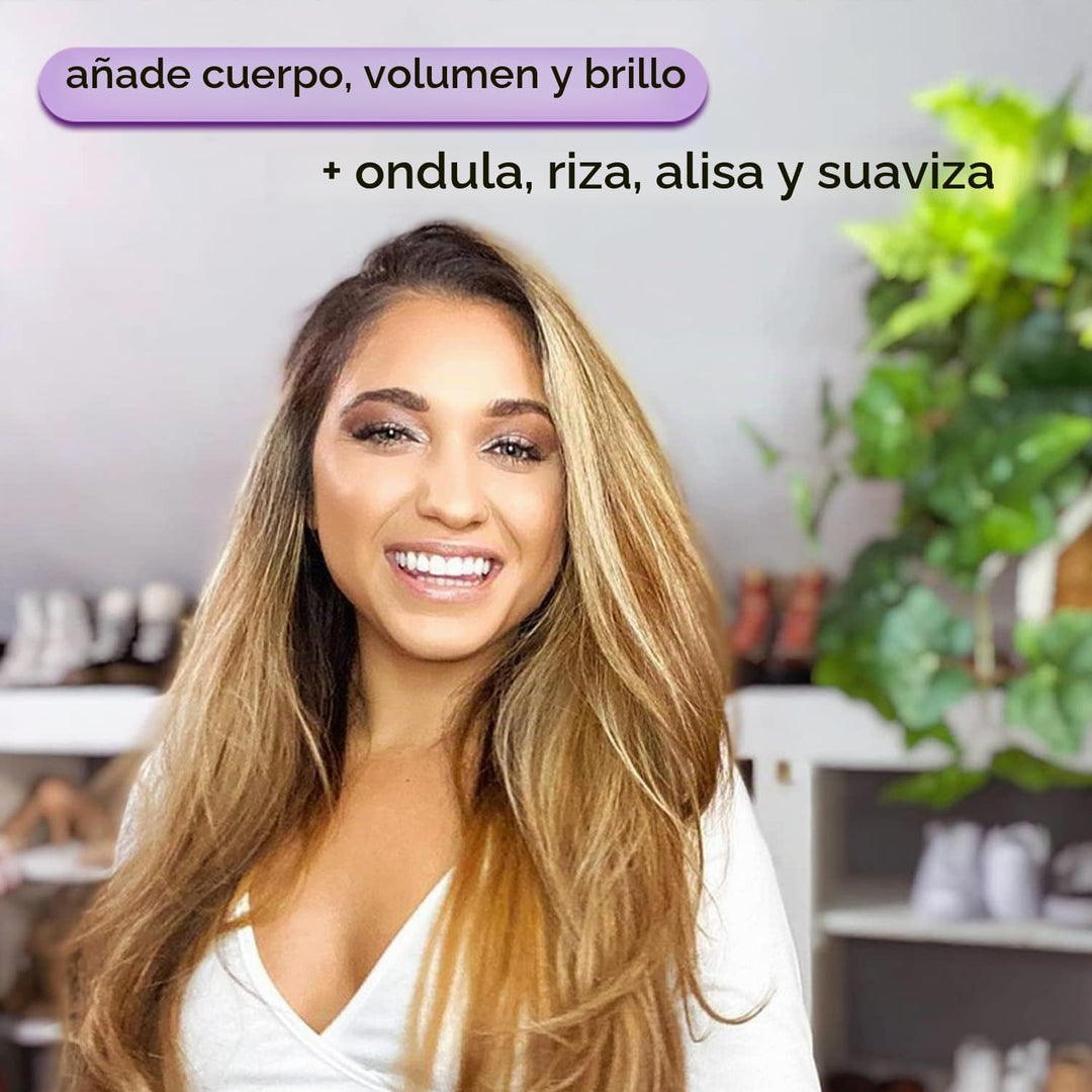 Instyler Freestyle Max - Cepillo redondo calentado con plancha alis...