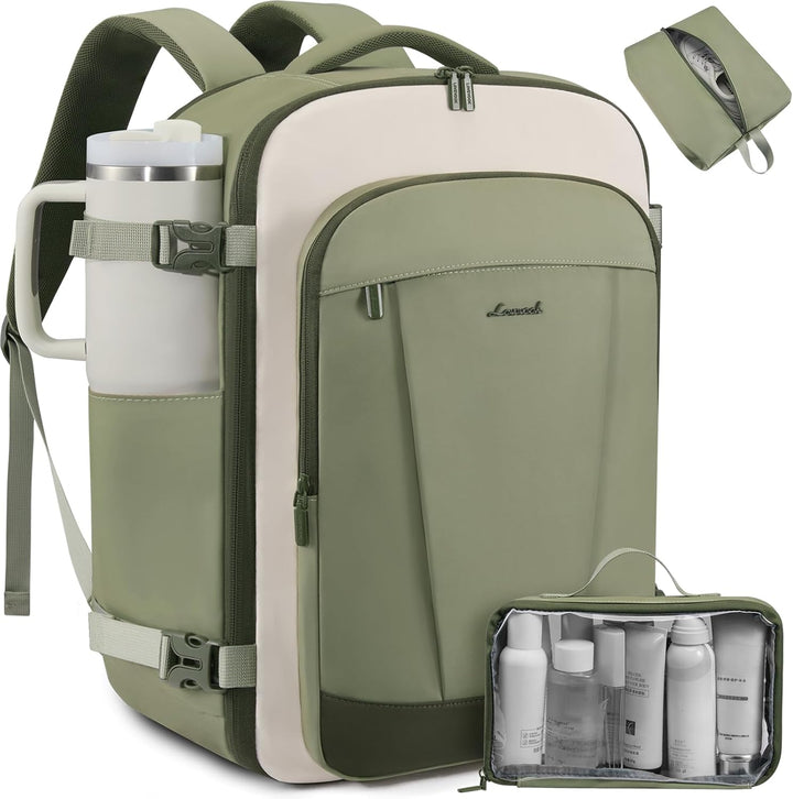 LOVEVOOK Mochila de viaje de 40 L para mujeres y hombres, mochila d...