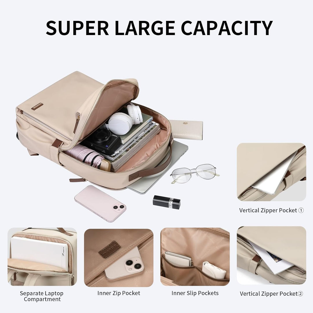 GOLF SUPAGS Mochila elegante para laptop para mujer, para trabajo,...