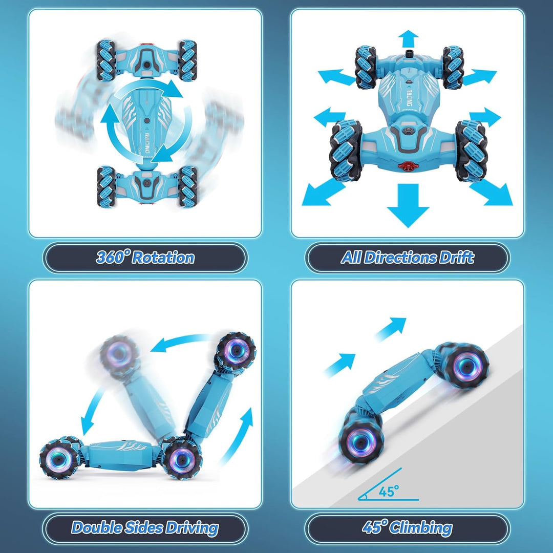 Dysaim Coche de acrobacias RC con detección de gestos, regalos de c...