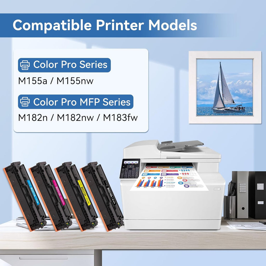 MYTONER 215A - Cartuchos de tóner de repuesto de alto rendimiento para HP