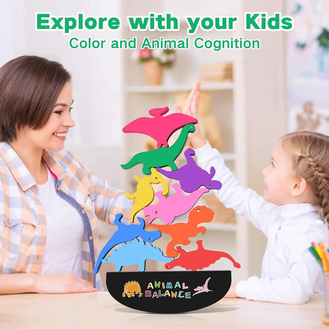 FFTROC Montessori - Juguetes de dinosaurio para niños de 2, 3 y 4 a...