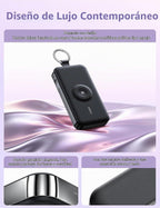 RORRY CharmGo Cargador portátil 3 en 1 iPhone Power Bank para Apple, Negro