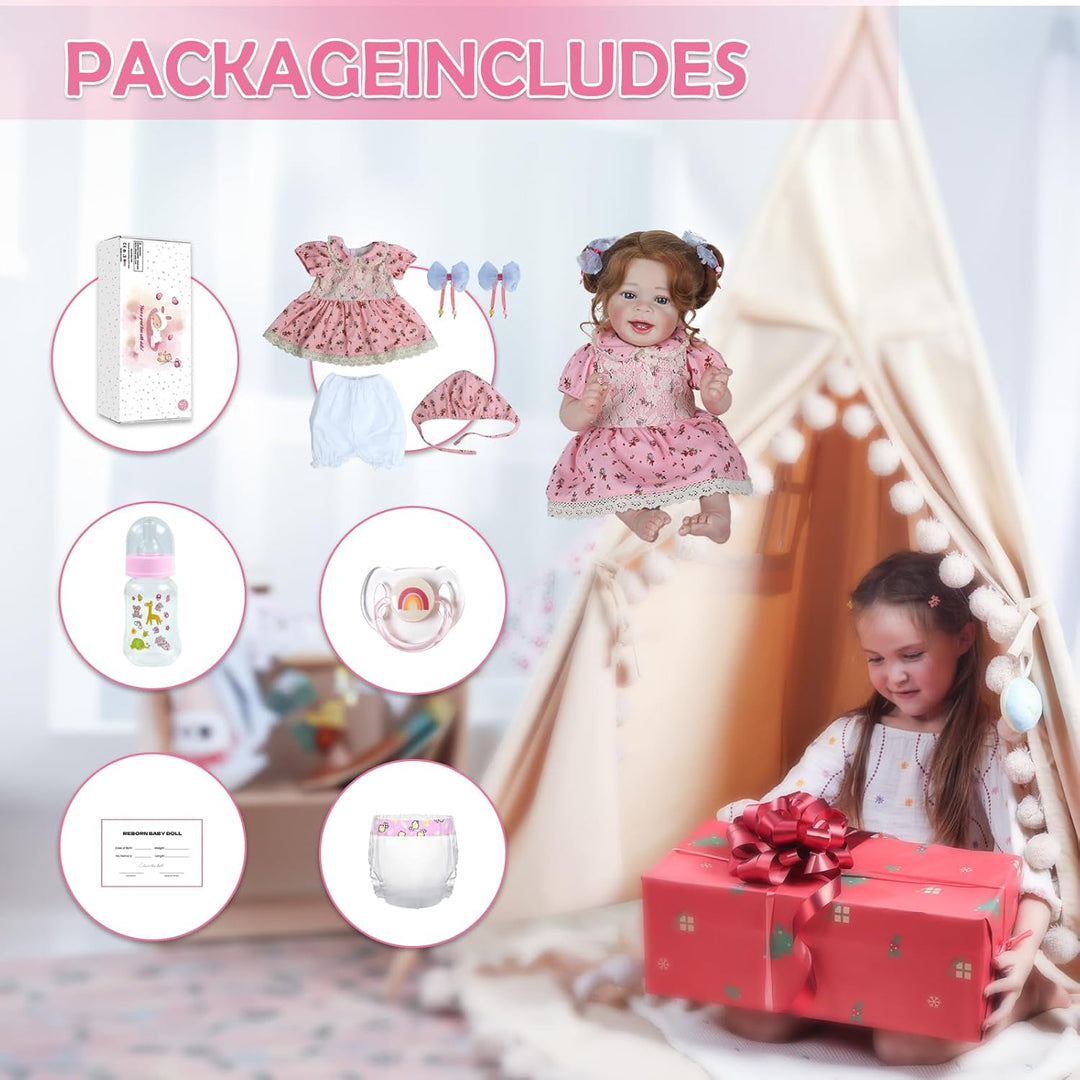 CHAREX Muñeca realista Reborn Baby Girl \u2013 Muñeca realista hech...