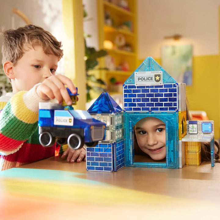 MAGNA-TILES Juego de construcción magnética de 35 piezas