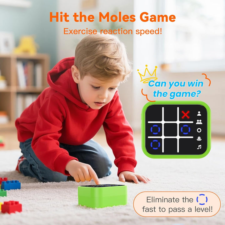Niufuntek Caja de Juego de Tic Tac Toe Recargable con 5 Divertidos...