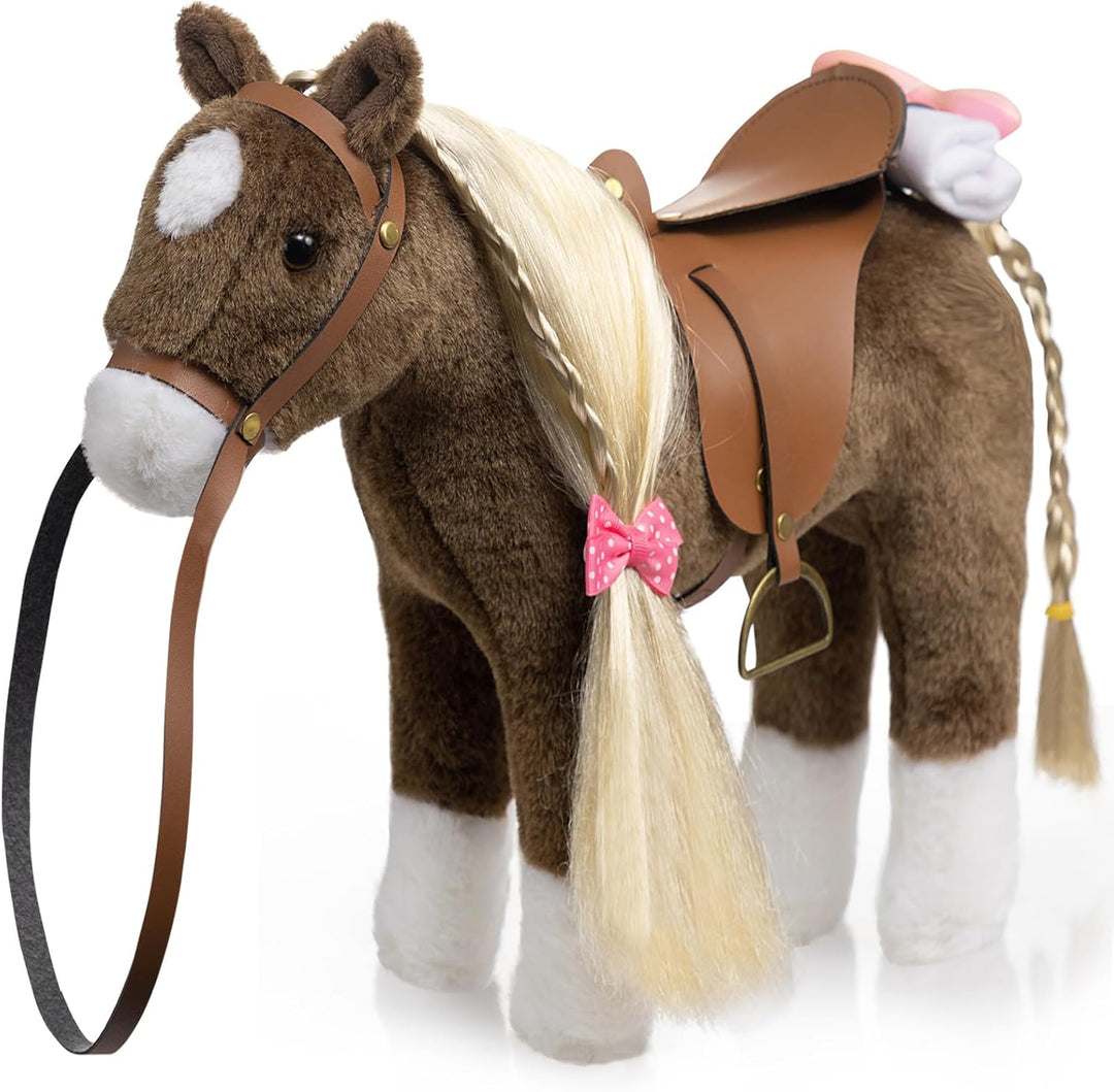 HollyHOME Animal de Peluche Caballo Lindo Poni de Peluche Juguetes...