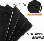 Cuaderno espiral sin forro de 8.5 x 11 pulgadas, diario en