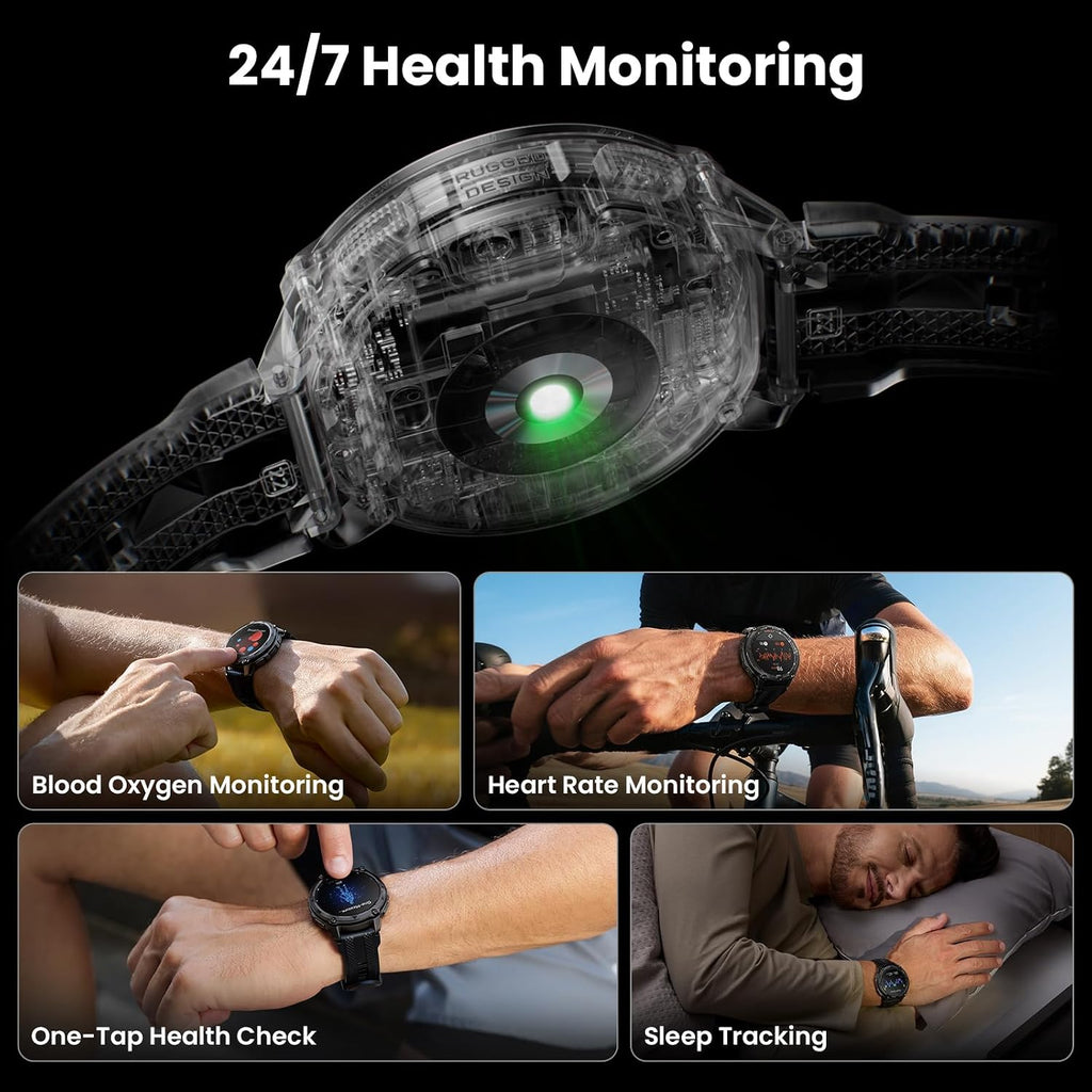 KOSPET Reloj inteligente Tank T4 Special Edition, GPS de doble banda, mapas