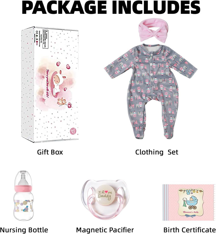 KSBD Lifelike Reborn Baby Girl \u2013 Muñeca de bebé niña realista...