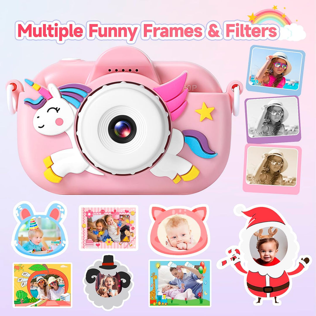 Cámara para niños para niñas y niños de 3 a 9 años, Cámara digital...