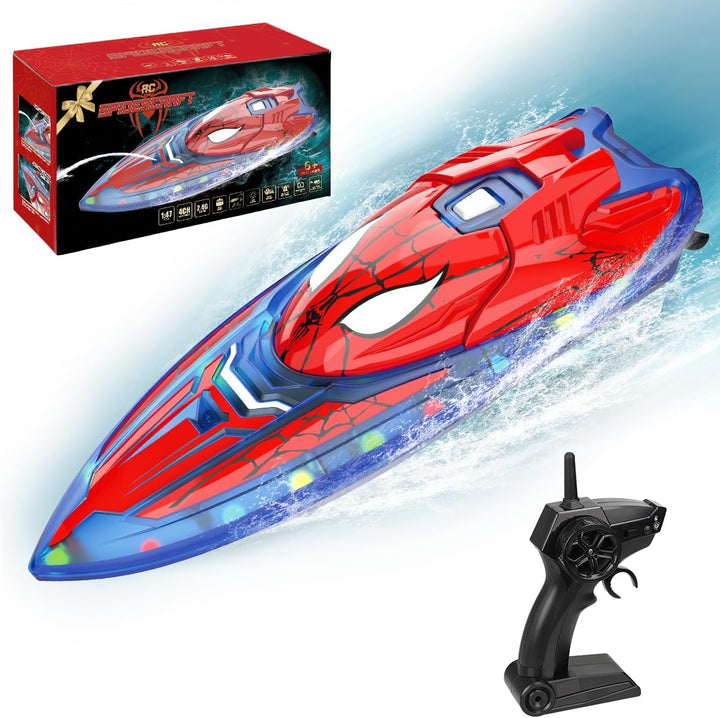 Fullware Spider Hero Barco RC, Barco de Control Remoto de 2.4GHz co...