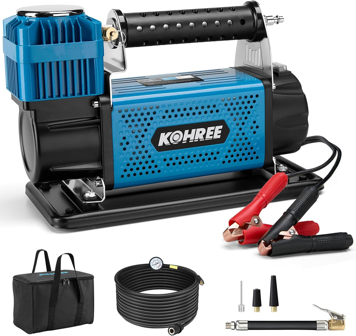 Kohree Compresor de Aire de 12V de Alta Resistencia, Compresor de A...