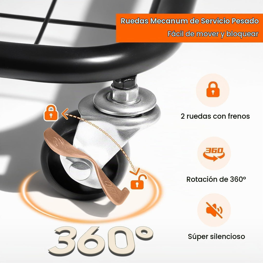 Cesta de lavandería con ruedas, cesta de lavandería enrollable de 150L con