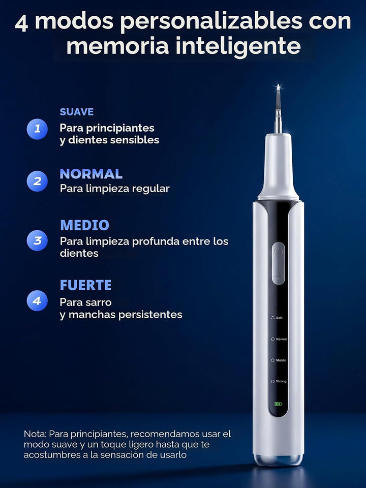 Removedor ultrasónico de placa para dientes, removedor de sarro de...