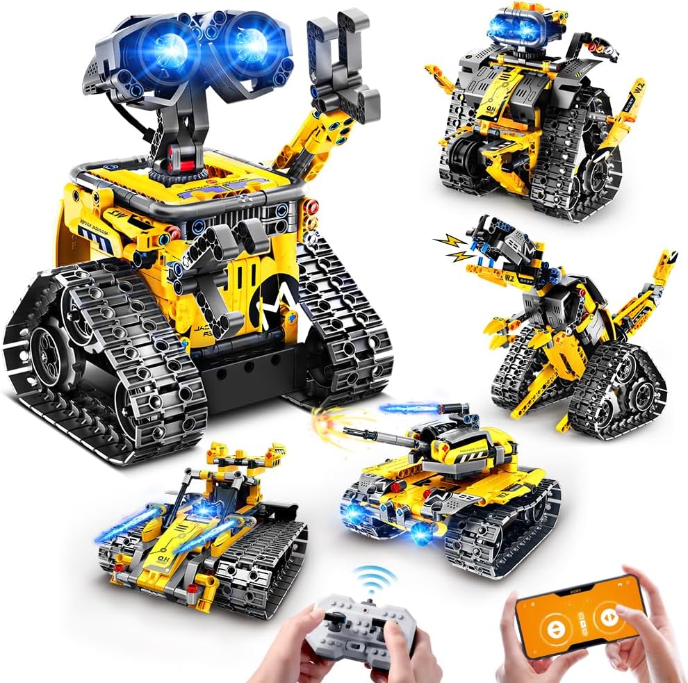 HOGOKIDS Juguetes de construcción robot para niños juego