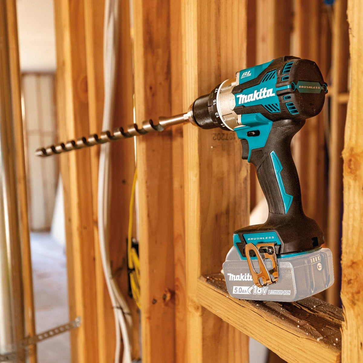 Makita XPH16Z LXT® Taladro y perforadora de 1/2 pulgada, inalámbrico, sin escobillas, compacto, con batería de iones de litio de 18 voltios. Únicamente la herramienta