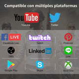 Rybozen Tarjeta de captura de video de audio 4K, dispositivo de cap...