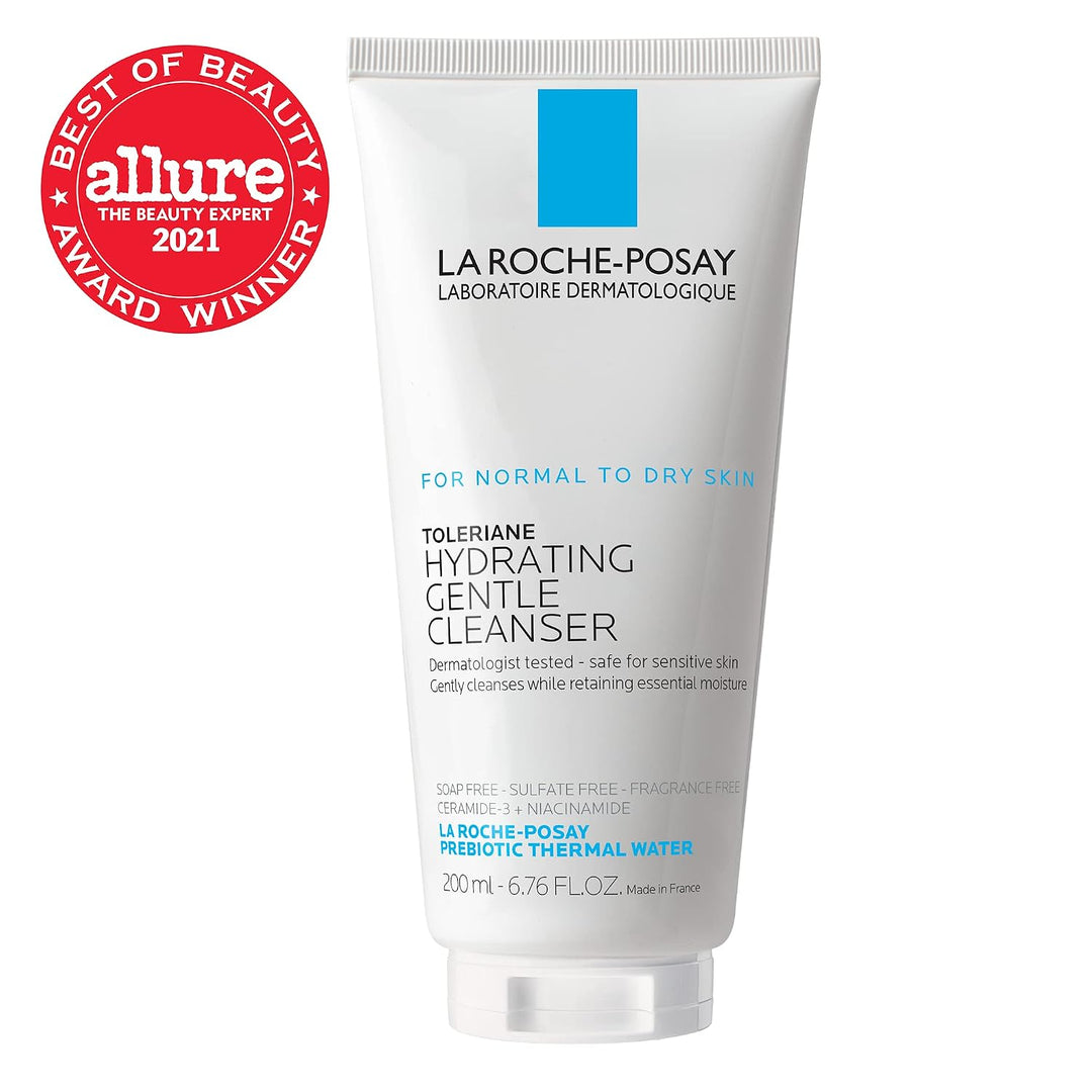 La Roche-Posay Toleriane - Limpiador facial suave e hidratante, lim...