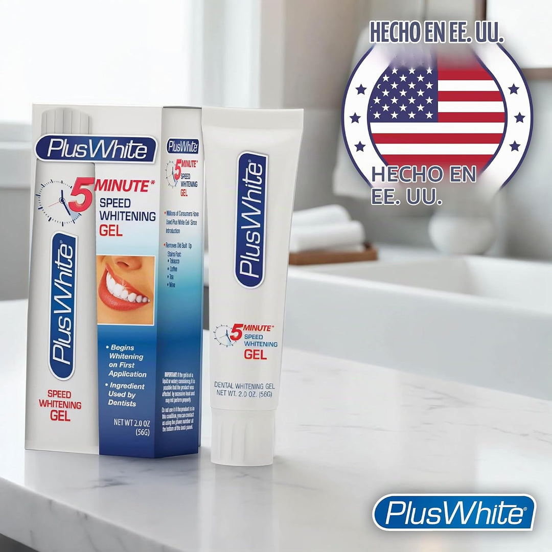 Plus White Gel blanqueador Premier Speed de 5 minutos, 2.0 onzas...