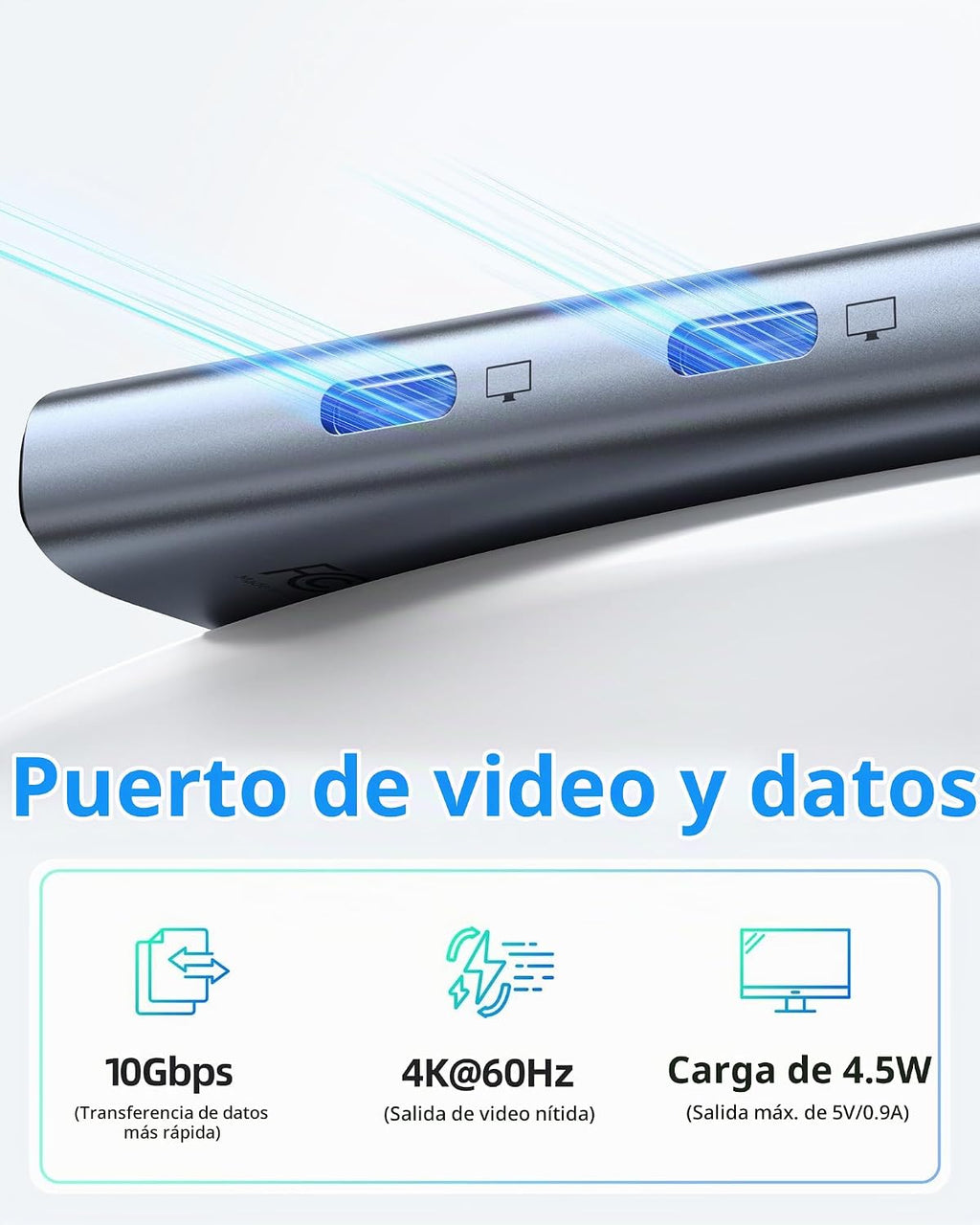 Selore&S-Global, SEUC6101B-US, hub USB 4