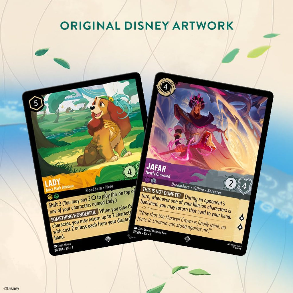Ravensburger Disney Lorcana TCG: Archazia's Island Illumineer's Trove | Almacenamiento seguro de tarjetas | Incluye paquetes de refuerzo y guía completa | Obras de arte originales de Disney | A partir