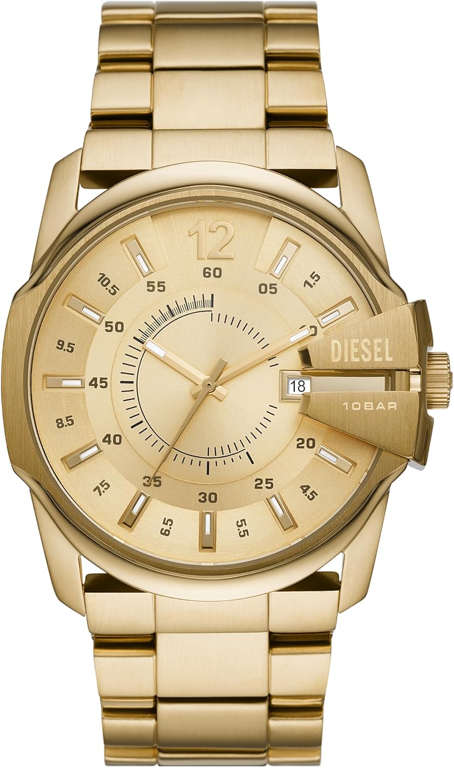 Reloj Diesel Master Chief para Hombre, Reloj analógico de tres manecillas para hombre en acero inoxidable