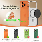 Cargador inalámbrico magnético de 25 W, almohadilla de carga rápida para