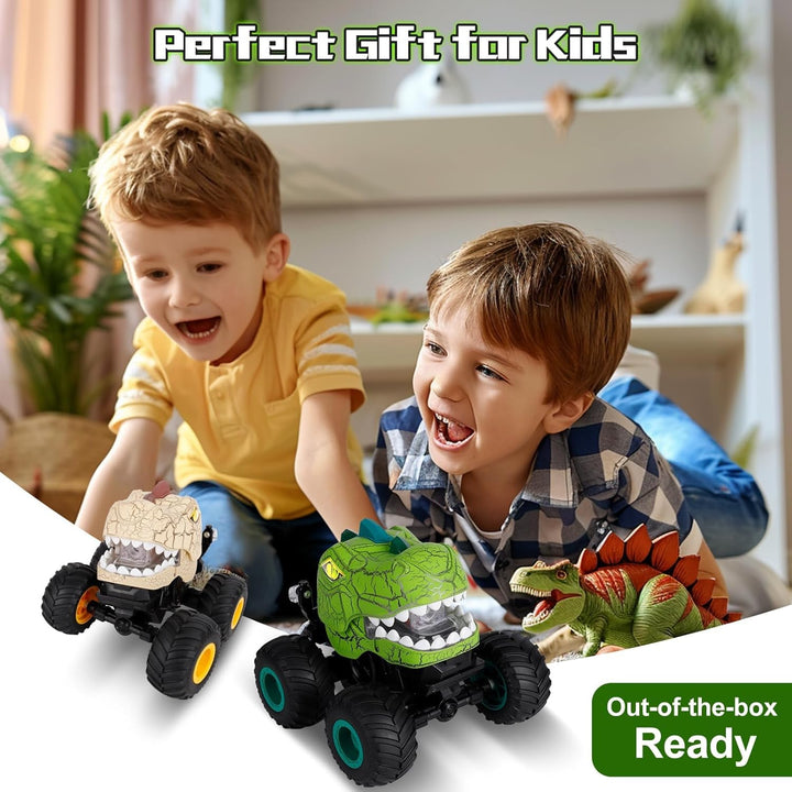 Drefirsa Coche de Control Remoto de Dinosaurio para Niños de 3 a 5...