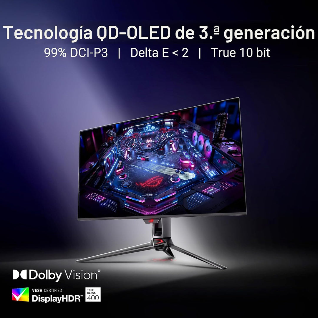 ASUS ROG PG32UCDMR 32 pulgadas 4K 240Hz OLED Gaming Monitor QD-OLED...