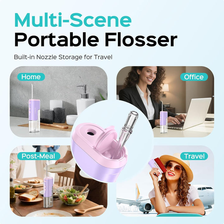 COSLUS Mini irrigador de agua para viajes: diseño compacto portátil...