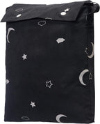 Amazon Basics Cortina opaca portátil para oscurecer la habitación con ventosas, reducción de ruido, 50 pulgadas de ancho x 78 pulgadas de largo, luna y estrellas, 1 paquete