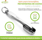 Spring Chef Juego de 14 tazas y cucharas medidoras de acero inoxidable