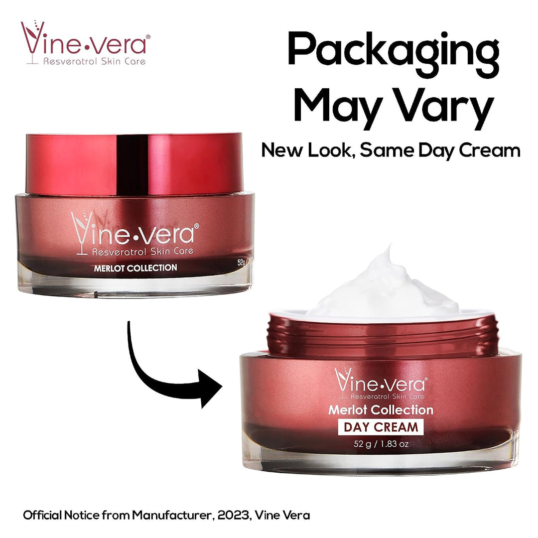 Set Crema de Día y Gel Peeling Vine Vera Merlot - Contiene Resverat...