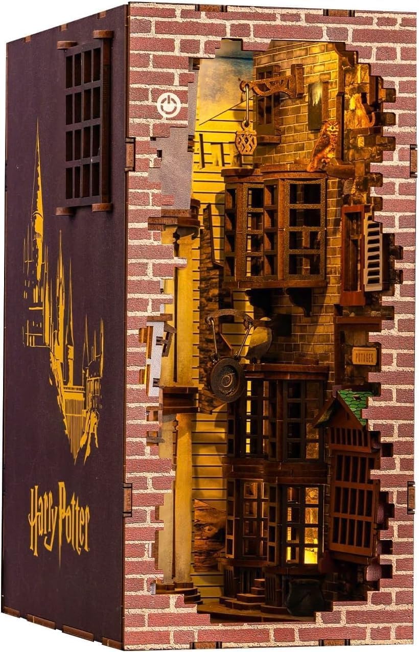 Revell Harry Potter Diagon Alley 3D Book Nook Kit de rompecabezas de madera