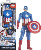 Marvel Hasbro - Figura de acción oficial de Titan Hero Series de 12 pulgadas, Capitán América