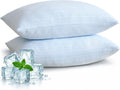 DOWNCOOL Juego de 2 almohadas refrescantes tamaño Queen, almohadas de