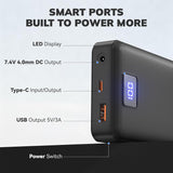 CHAPAREL Batería recargable 7.4V 14400mAh para chalecos calentados,...