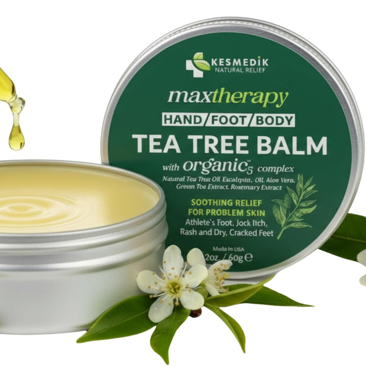 KESMEDIK Bálsamo MaxTherapy con Aceite de Árbol de Té, Alivio para...