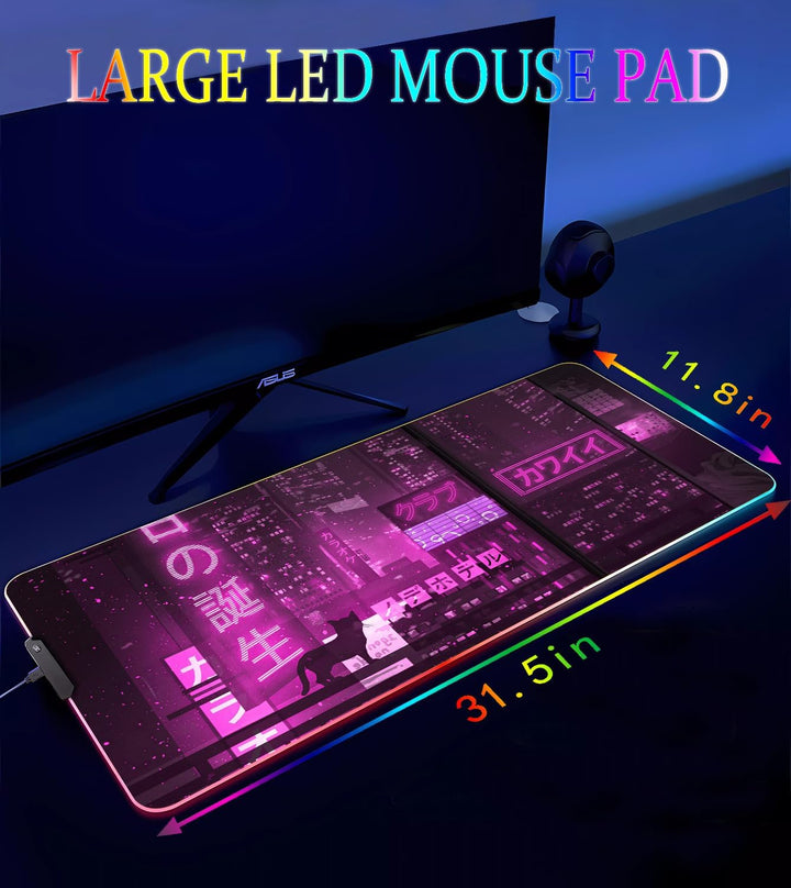 Armanza Alfombrilla de Ratón RGB para Juegos, Alfombrilla Grande co...