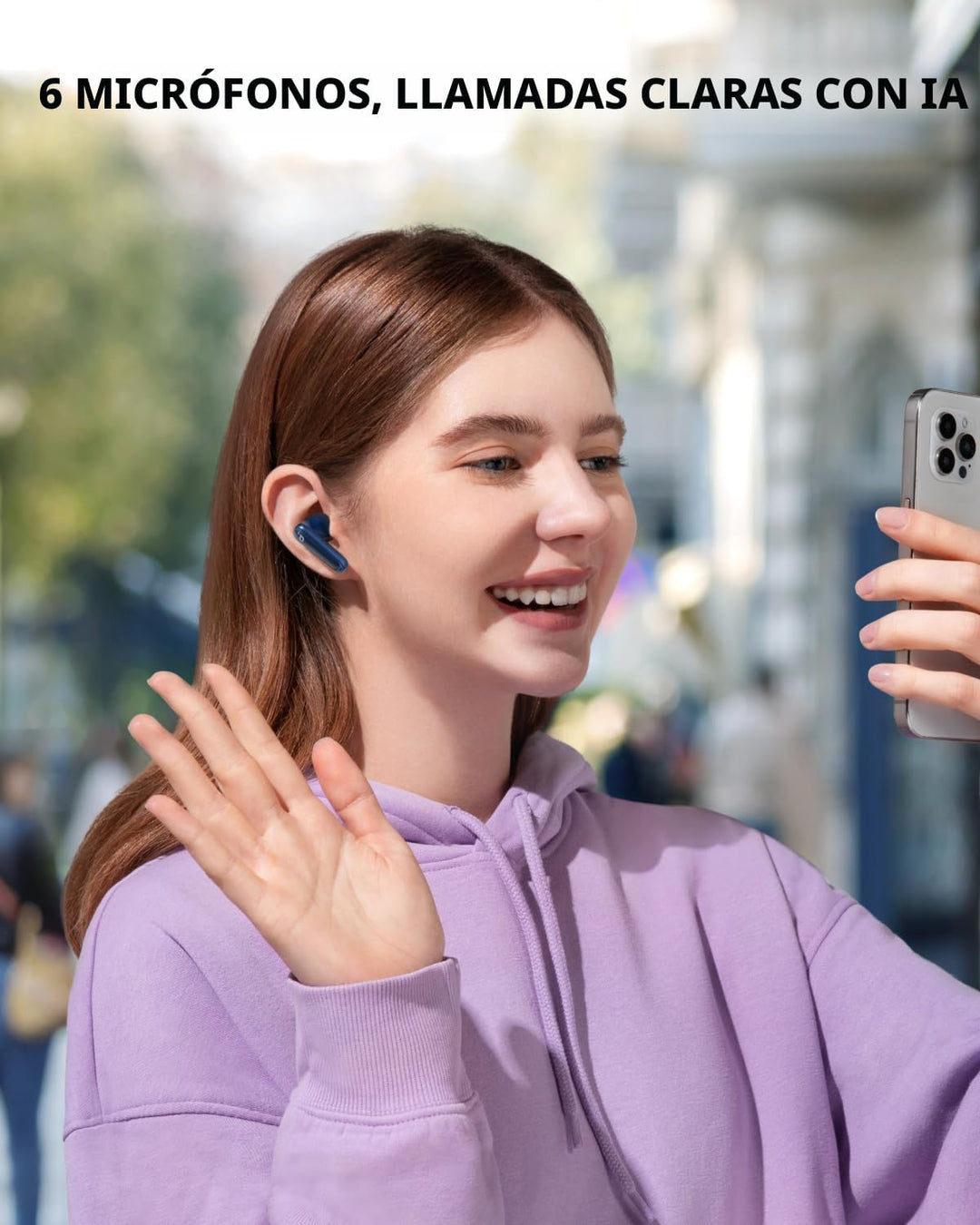 Soundcore P40i by Anker, auriculares inalámbricos con cancelación d...