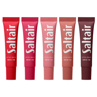 Saltair Bálsamo de aceite labial hidratante, brillo labial transpar...