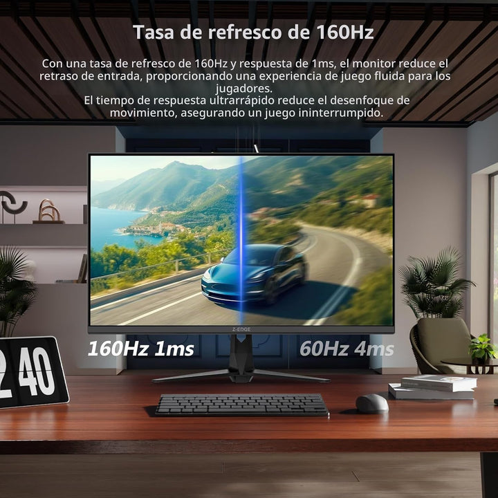 Monitor 4K, monitor IPS Z-Edge de 27 pulgadas, monitor de computado...