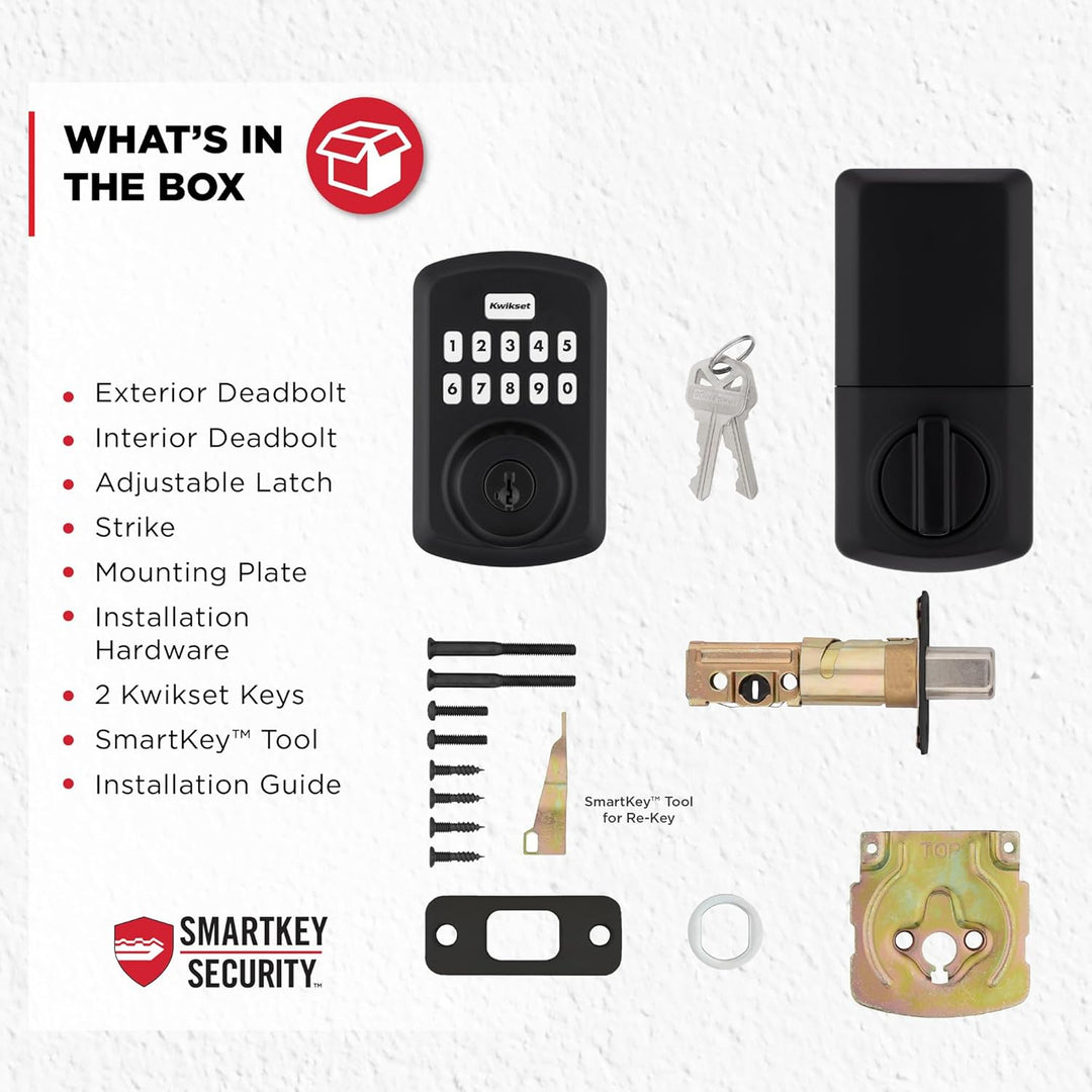 Kwikset Powerbolt 250 - Cerradura electrónica de transición con tec...