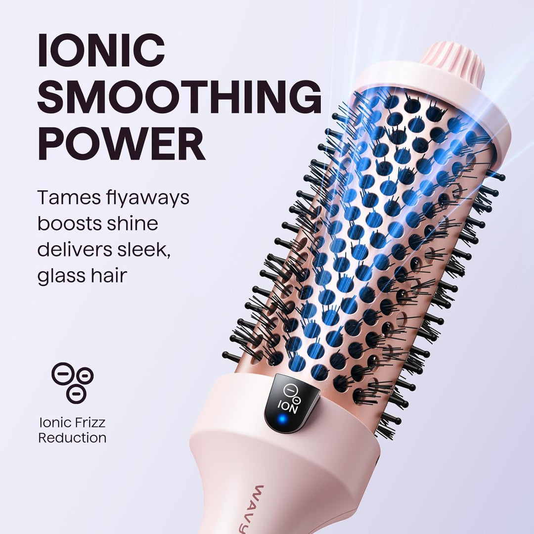Wavytalk Cepillo térmico Blowout Boost Grande, cepillo redondo cale...