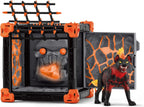 Schleich Eldrador - Juego de 27 piezas Battlecave Lava Hyena - Niños 7+ |